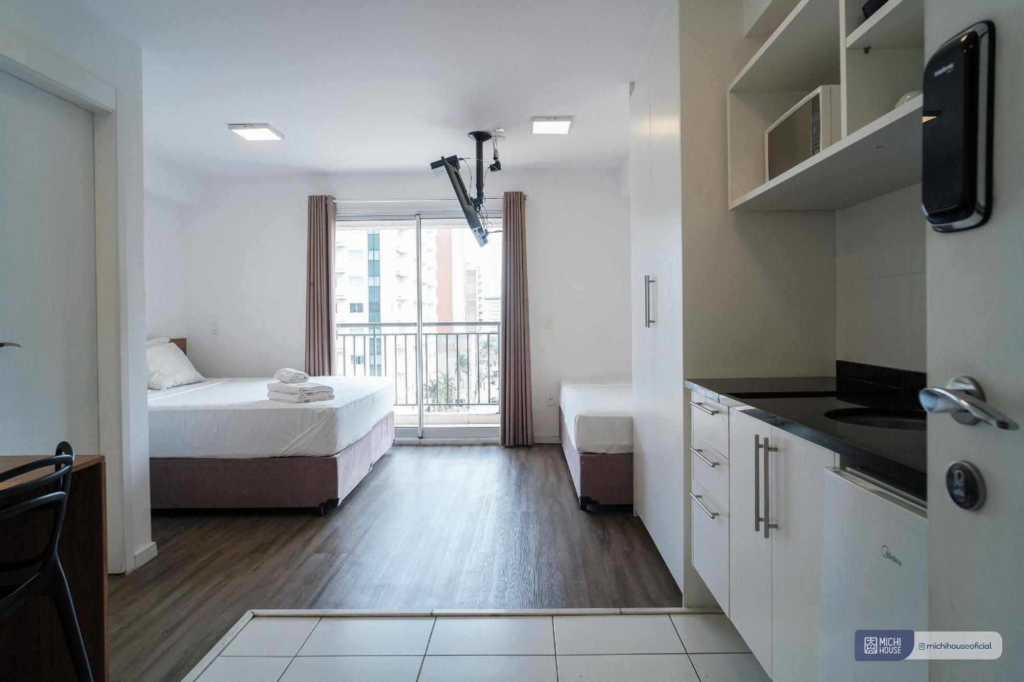 Mh 50506 - Encantador Studio Expo Cn Wi-fi/ac/vg Apartamento *